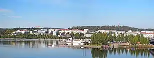 Blick auf Jyväskyläs Zentrum