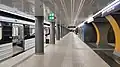 Bahnsteig der Linie M3