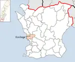 Lage der Gemeinde Kävlinge