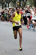 Gewinner des 31. Hannover-Marathon 2023: Amanal Petros (Foto 2014, Köln) und Matea Parlov Koštro (Foto 2022, Hannover)