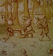 Karikatur im Köllingsaal(1934, Omaruru, Namibia)