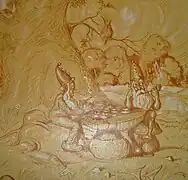 Karikatur im Köllingsaal(1934, Omaruru, Namibia)