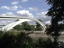 Fußgängerbrücke, im Volksmund Katzenbuckel