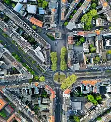 Chlodwigplatz von oben,2020