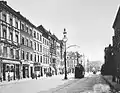 Aachener Straße – Blick Richtung Hahnentor mit Straßenbahn (um 1910)