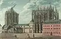 Dom von Südosten, um 1830