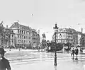 Kaiser-Wilhelm-Ring – Ecke Christophstraße mit Reiterstandbild Kaiser Wilhelm I. (um 1905)