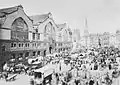 Köln – Großmarkthalle vom Heumarkt aus (um 1915)