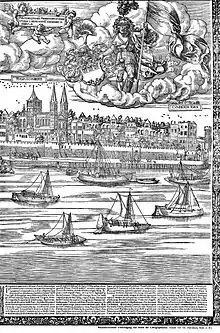 Blatt 9: St. Kunibert, Kunibertstor und Thürmchen (1531)