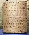 Grabstele des Lucius Vicarinius