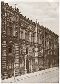 Schulgebäude St.-Apern-Straße, Postkarte o. J.