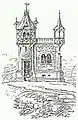 Aussichtsturm, Zeichnung von 1889