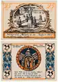 Von O. Thämer gestaltetes Notgeld aus dem Jahr 1921