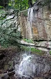 Der Schlifibach Wasserfall im Schlifitobel