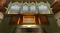 Historische Kühn-Orgel nach der Restaurierung 2019