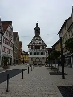 Blick zum alten Rathaus