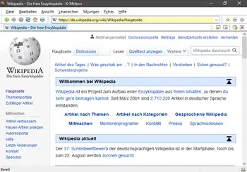 K-Meleon 1.5.4 unter Windows 8