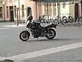 GSX750EF in Saarlouis am Hauptbahnhof