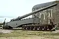 Krupp K 5 (E) in Audinghen,  Batterie-Todt-Museum