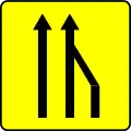 KD10a: Einengungstafel (eine Spur)