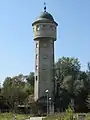 Wasserturm mit Benzinhaus der ehem. Zeltfabrik Stromeyer