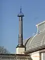 Zierschornstein aus Gusseisen am Großen Gewächshaus in Kassel-Wilhelmshöhe