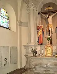 Seitenkapelle 5 Platten Fam. Hügel