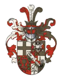 Barockes Wappen des KStV Frankonia-Straßburg