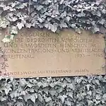 KZ Breitenau, Gedenktafel