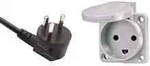 Stecker-Typ K(DS 60884-2-D1)