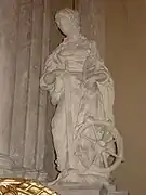 Catharina-Statue, einst Pery-Altar, jetzt Hochaltar