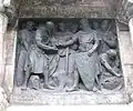 Relief auf der Westseite