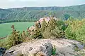 Blick vom Gipfel in Richtung Elbe