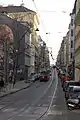Blick von der Lechenfelder Straße zur Neustiftgasse