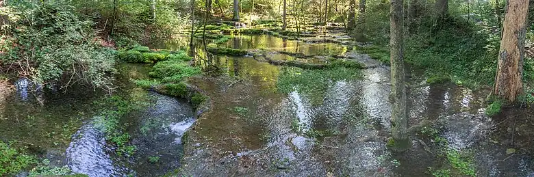 Sinterterrassen im Kaisinger Tal