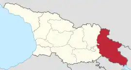 Lage innerhalb Georgiens
