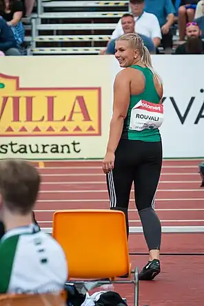 Eveliina Rouvali bei den finnischen Meisterschaften 2018