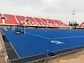 Das Kalinga Hockey Stadium im Juni 2022