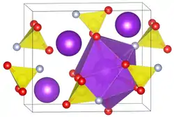 Kristallstruktur der β-Modifikation von Rubidiumfluorosulfonat
