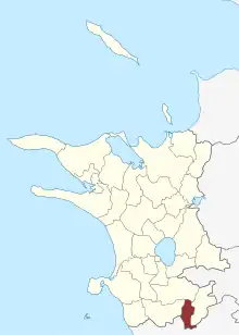 Lage des Solbjerg Sogn in der Kalundborg Kommune