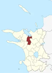 Lage des Værslev Sogn in der Kalundborg Kommune