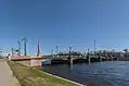 Kamenoostrowski-Brücke (1953–1954 mit Wladimir Demtschenko und Pjotr Areschew), St. Petersburg