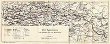 Kammweg-Karte von 1904