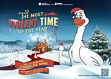 Kampagnenplakat „The Most Violent Time of The Year“