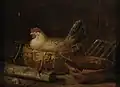 Henne im Nest
