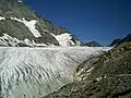 Kanderfirn mit Blick Richtung Mutthornhütte