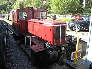 V 7 vor dem Bahnhof Kandern