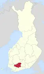 Lage in Finnland