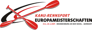 Logo der Kanurennsport-Europameisterschaften 2009