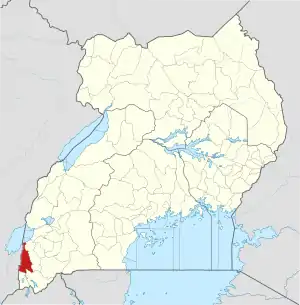 Lage von Kanungu
